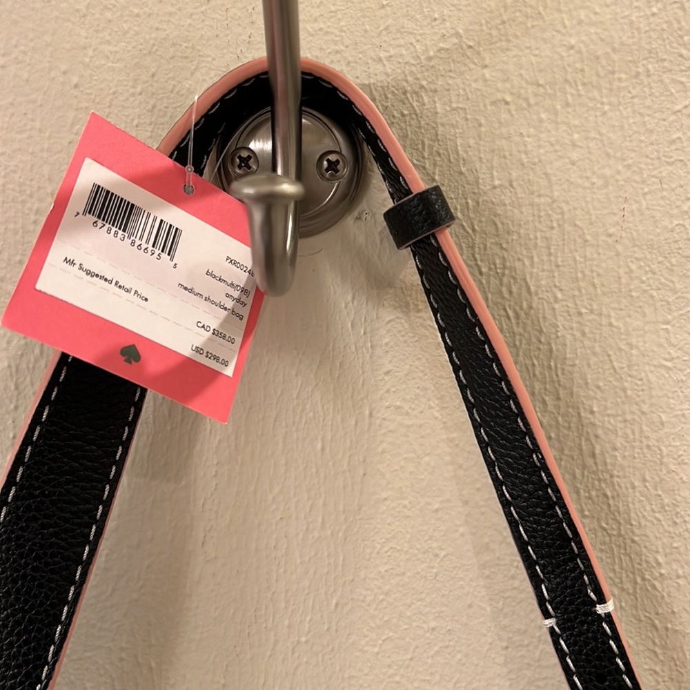 Kate Spade black leather shoulder bag - Picture 3 of 7